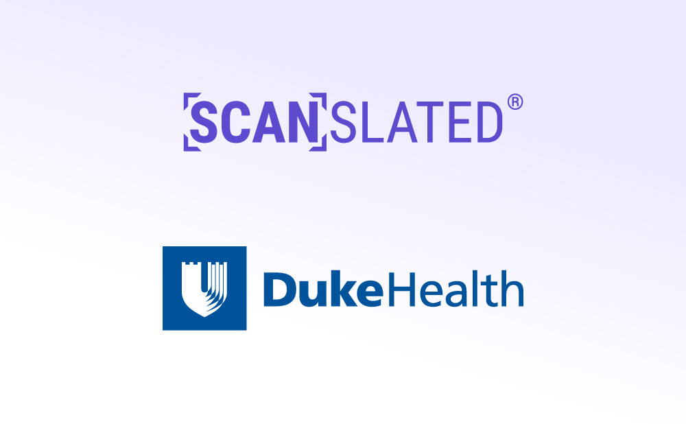 Scanslated and Duke Health logos